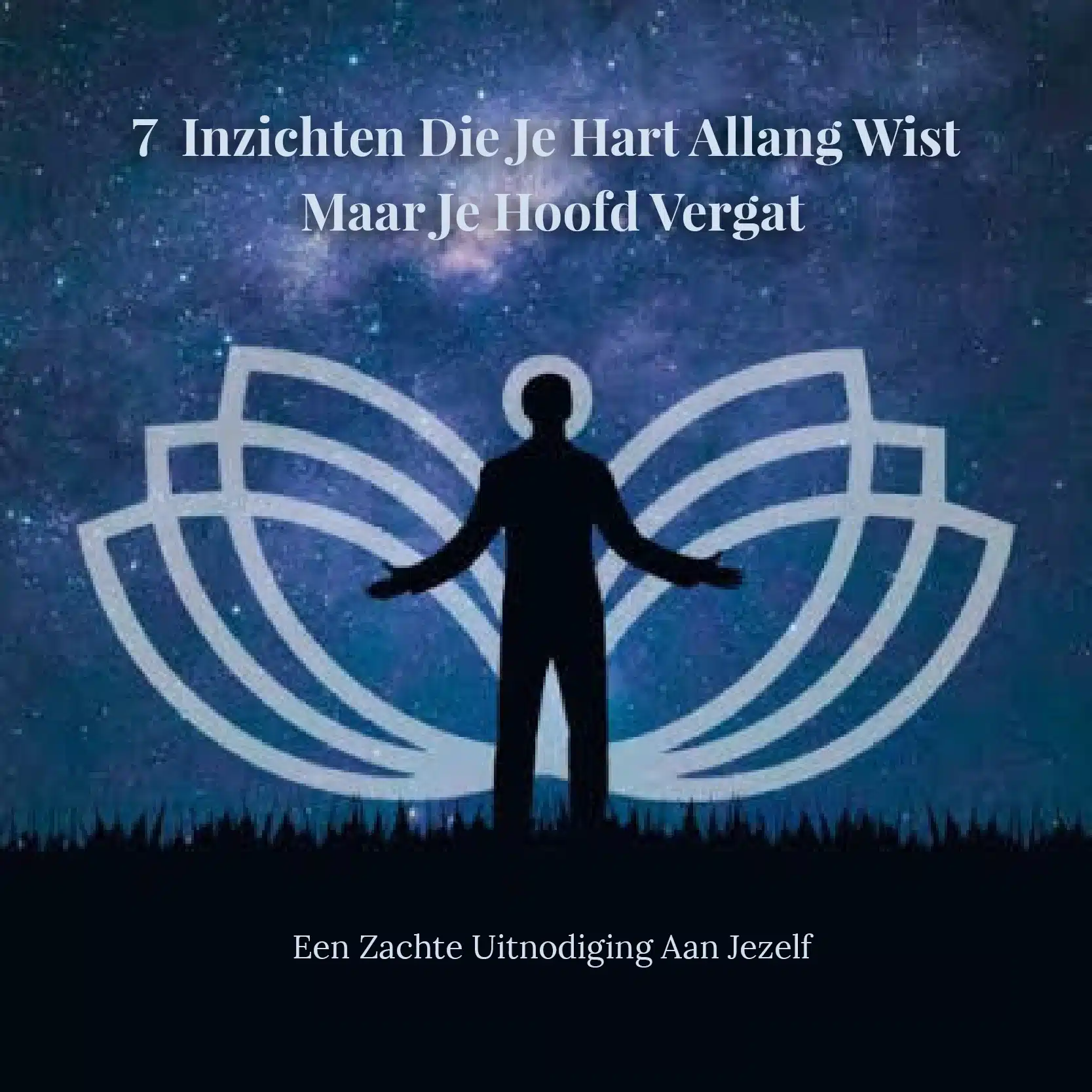 7 Inzichten Die Je Hart Allang Wist Maar Je Hoofd Vergat – sereen silhouet onder sterrenhemel – Vita Florentis e-Book-omslag